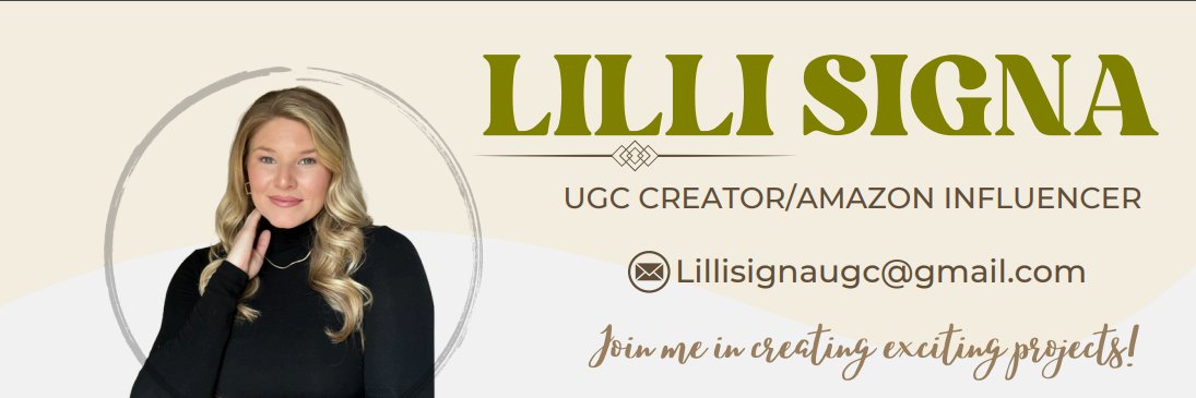 Lilli Signa / UGC Creator banner