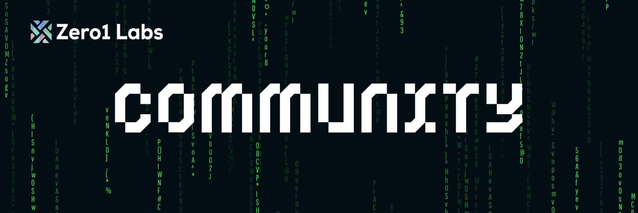 Zero1 Community banner