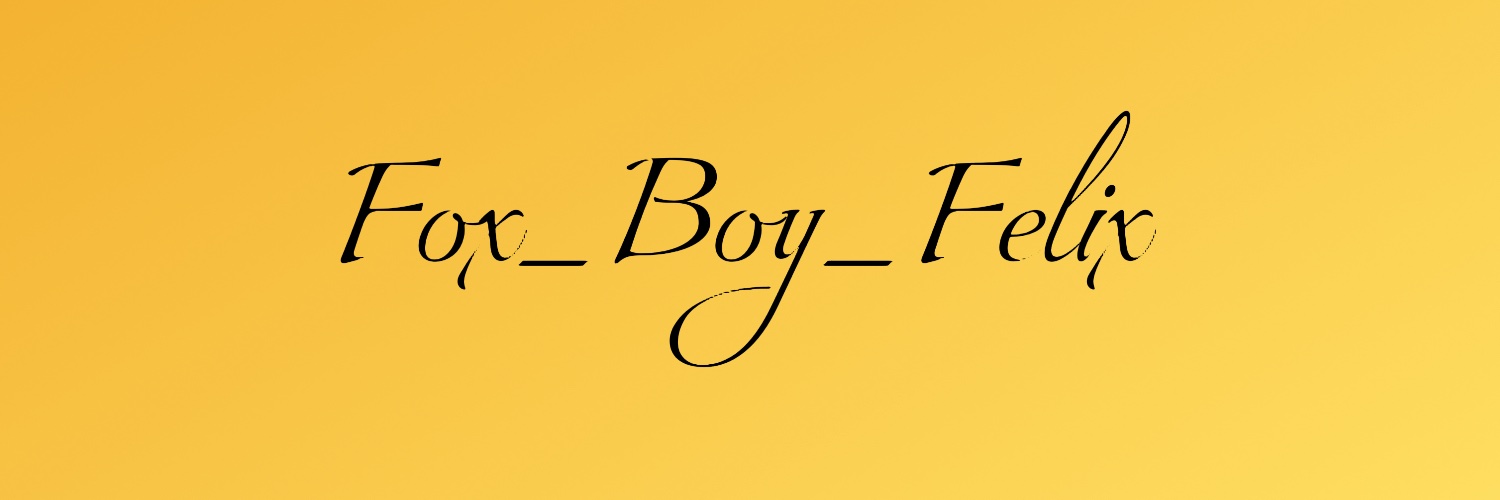 Fox_Boy_Felix 🦊 banner