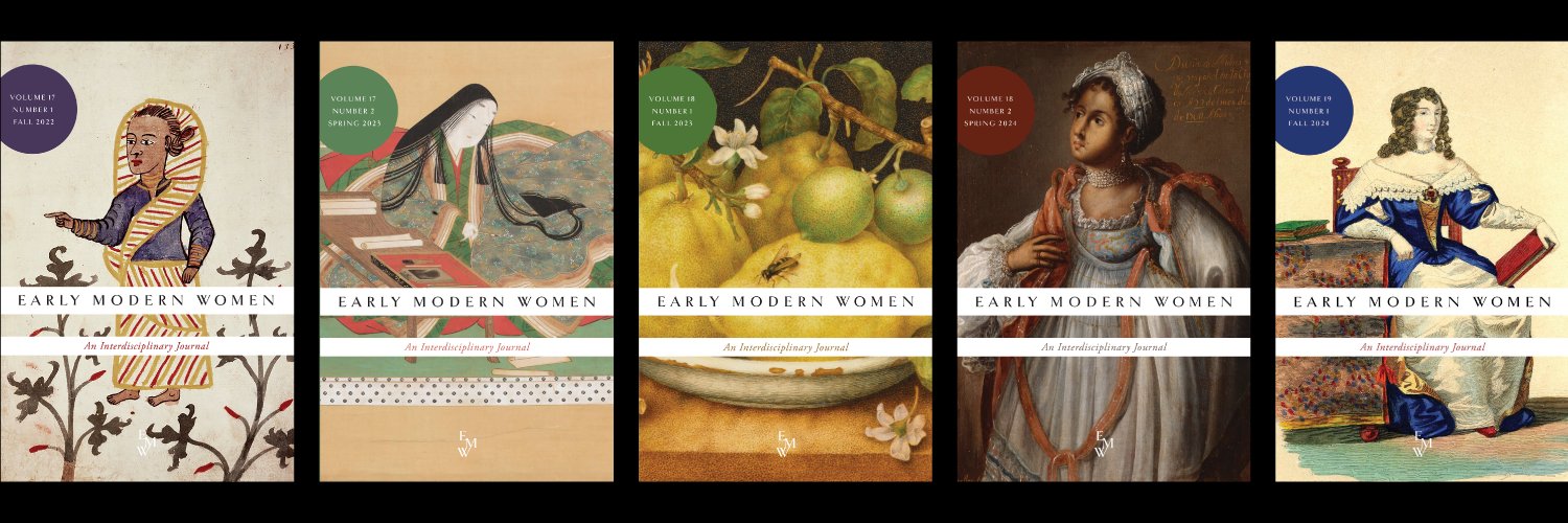Early Modern Women: An Interdisciplinary Journal banner