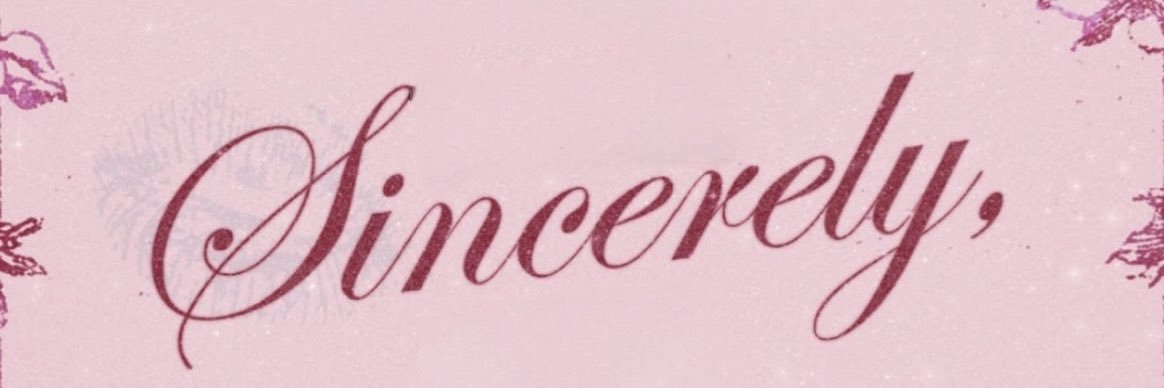Sincerely, Josiah's banner