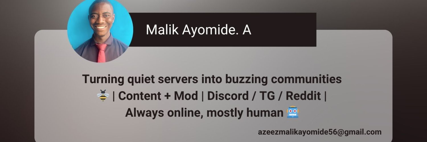Malik Ayomide's banner