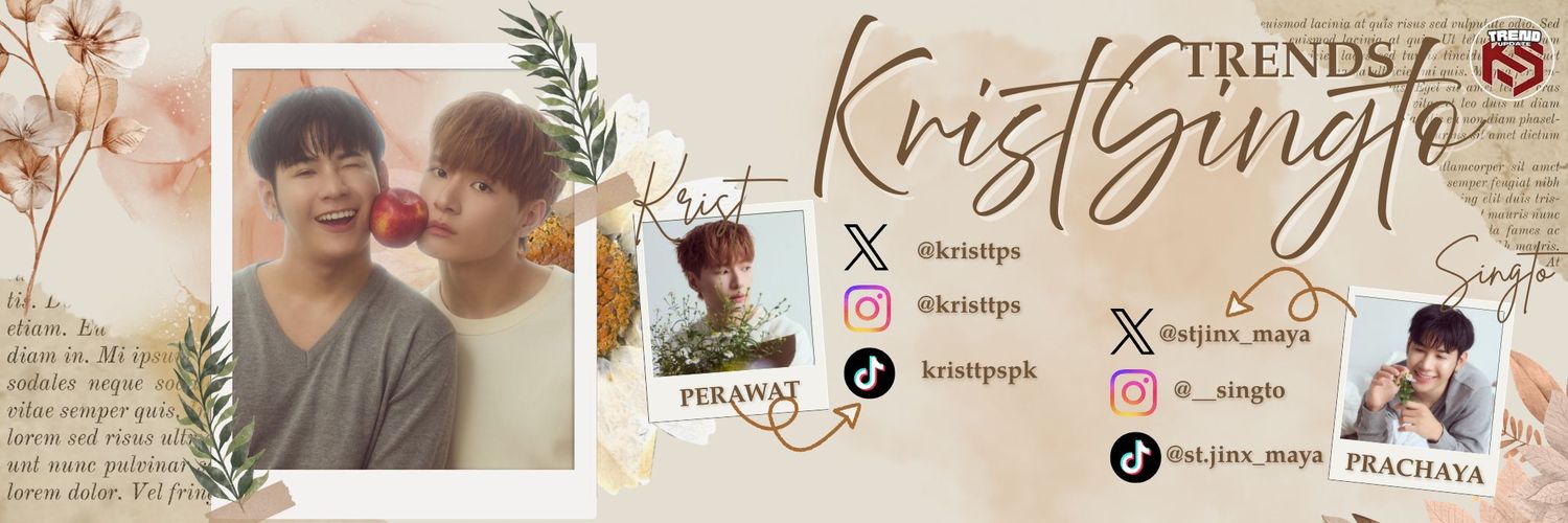 KRISTSINGTO TRENDS banner