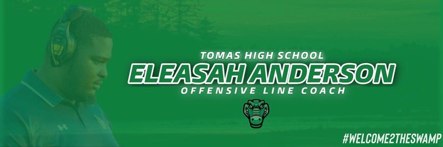 Coach Anderson's banner
