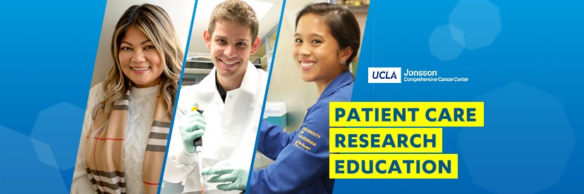 UCLA Jonsson Comprehensive Cancer Center's banner