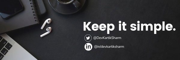 DevKartikSharm Profile Banner
