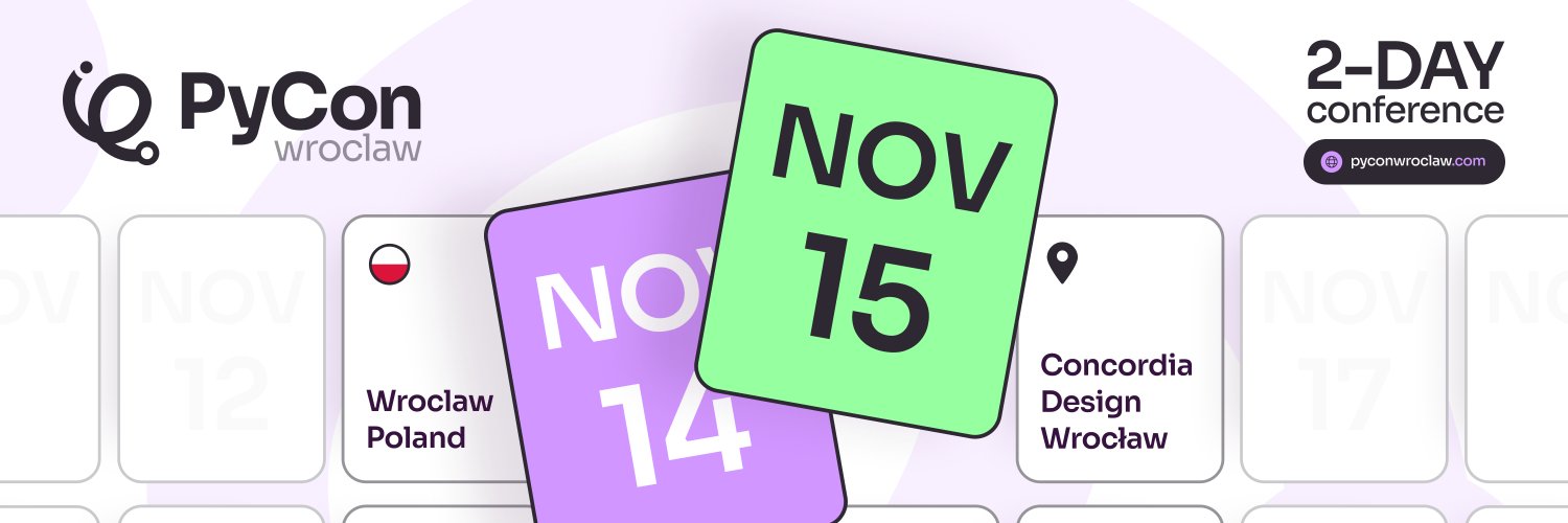 PyCon Wroclaw banner