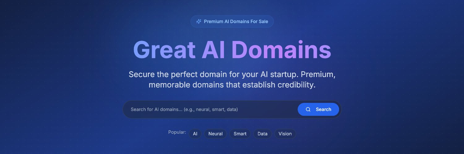 AI Domains banner