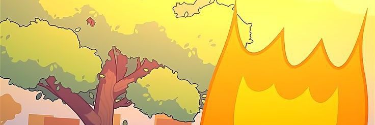 firey banner