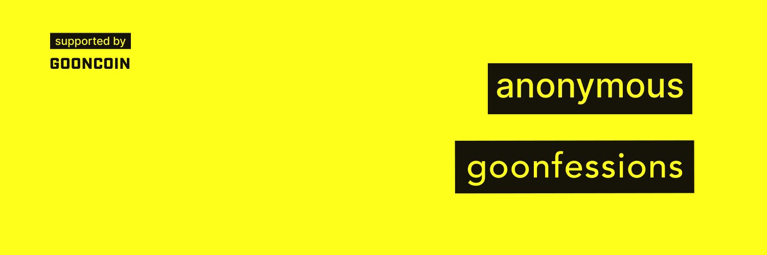 Goonfessions banner