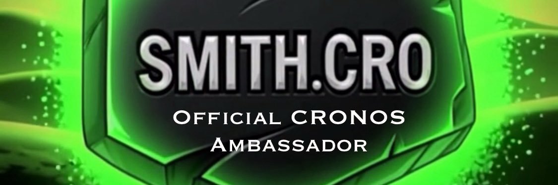 Smith.CRO - Official CRONOS Ambassador banner