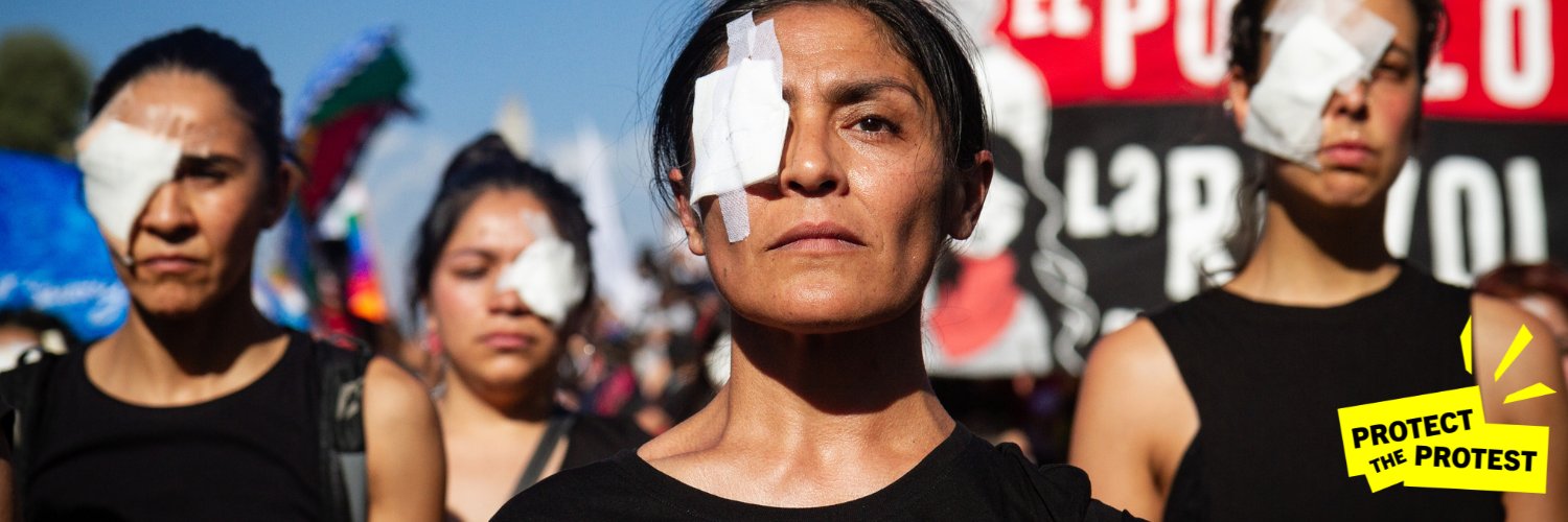 Amnesty International's banner