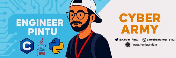 Coder_Pintu Profile Banner