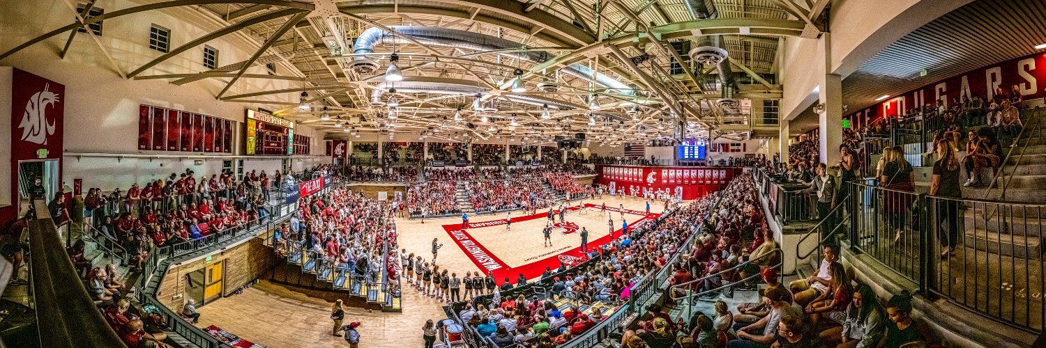 Washington State Volleyball's banner