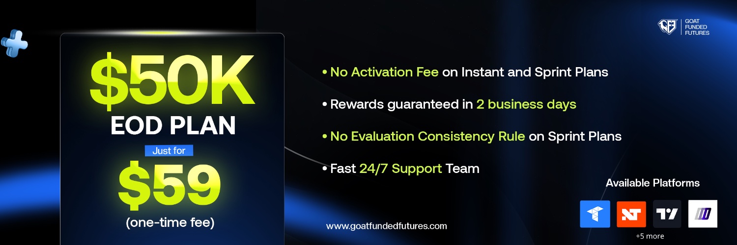 Goat Funded Futures banner