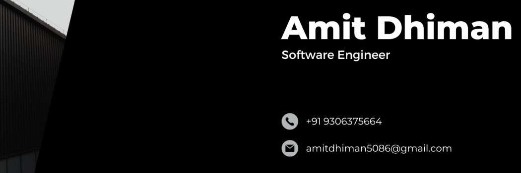 Amit Dhiman banner