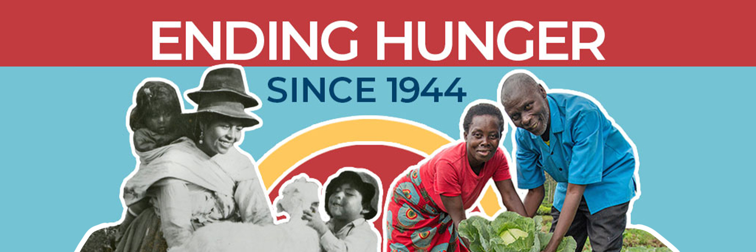 Heifer International's banner
