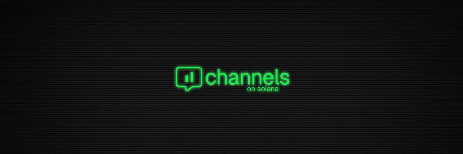 Twitter banner for @channels