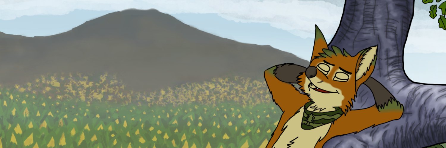 Larch the fox banner