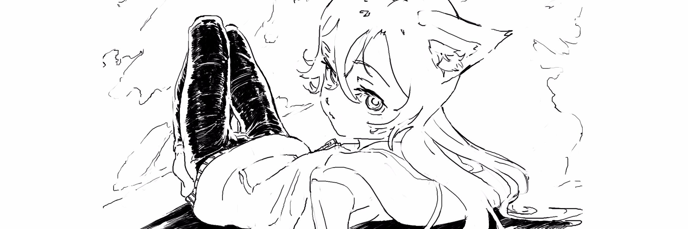 白猫@흰고양이 banner
