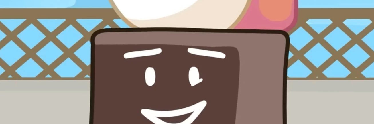 Cake sleeping in a cute way's banner