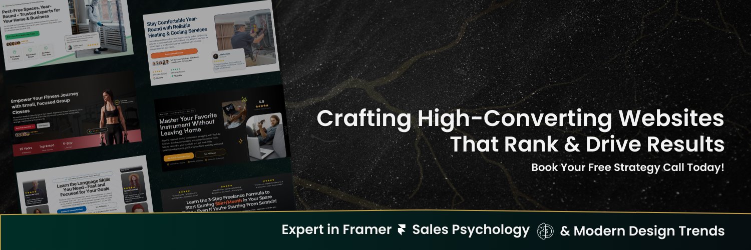 Omar Prado | Building with Framer banner