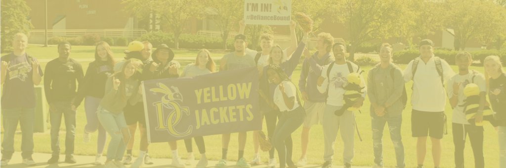 Defiance College Admissions banner