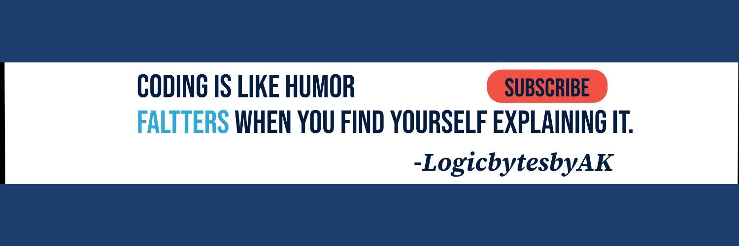 Logic Bytes by AK banner