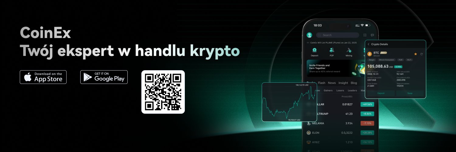 CoinEx Polska banner
