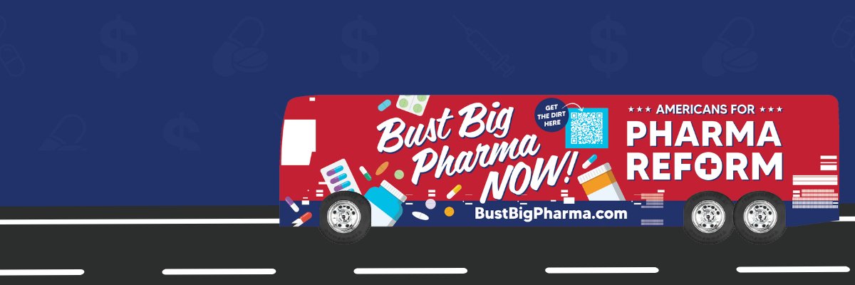 Americans For Pharma Reform's banner