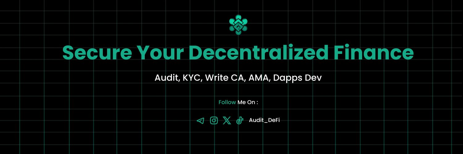 Audit DeFi - Crypto Audit & KYC banner