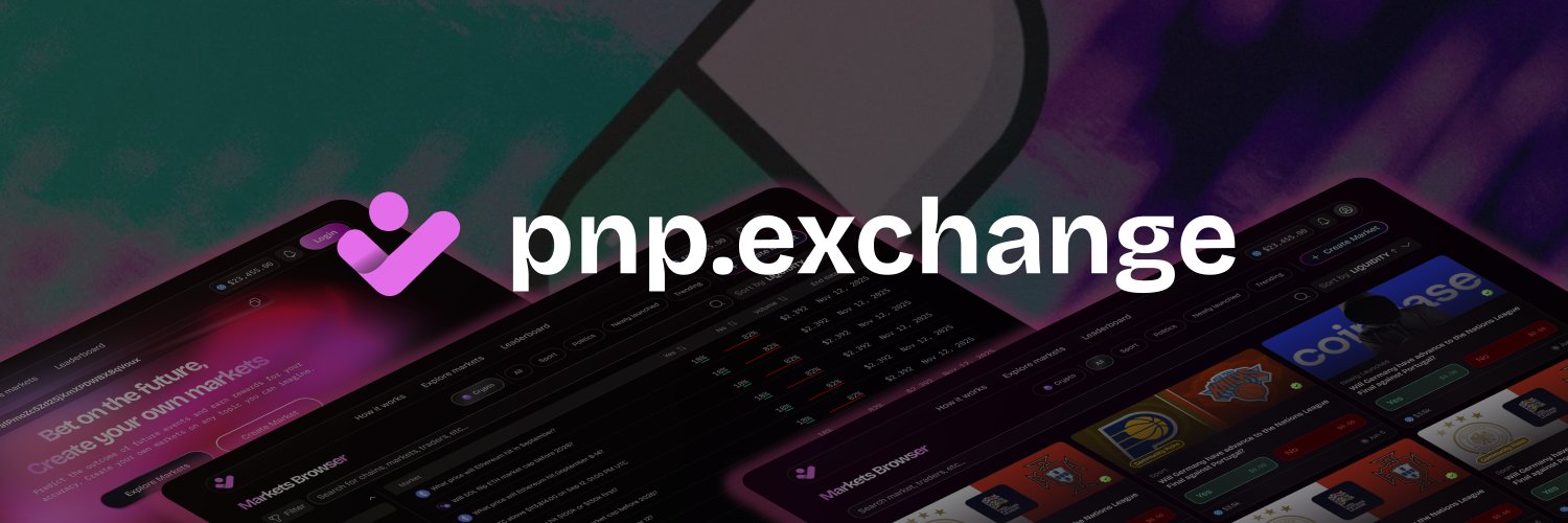 PNP Exchange | Permissionless Prediction Markets banner