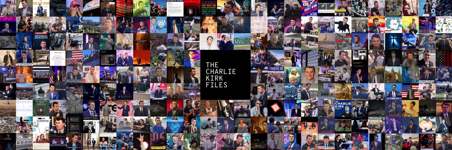 The Charlie Kirk Files banner