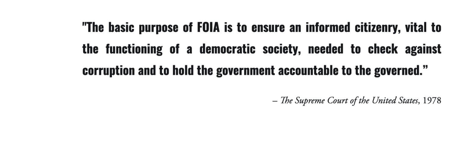 foiaproject's profile banner image