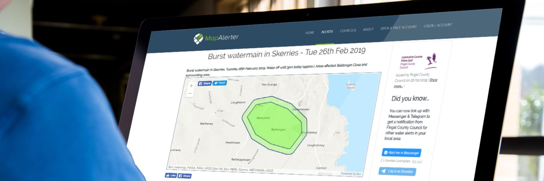 MapAlerter.ie banner