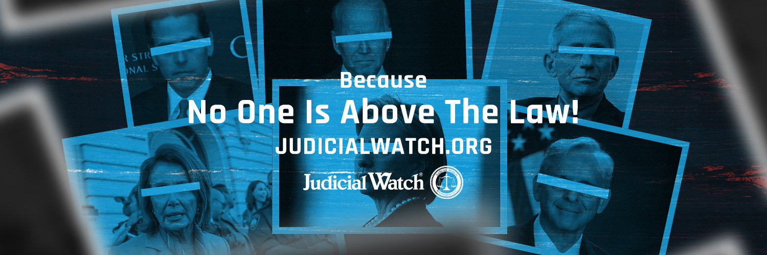 Judicial Watch ⚖️'s banner