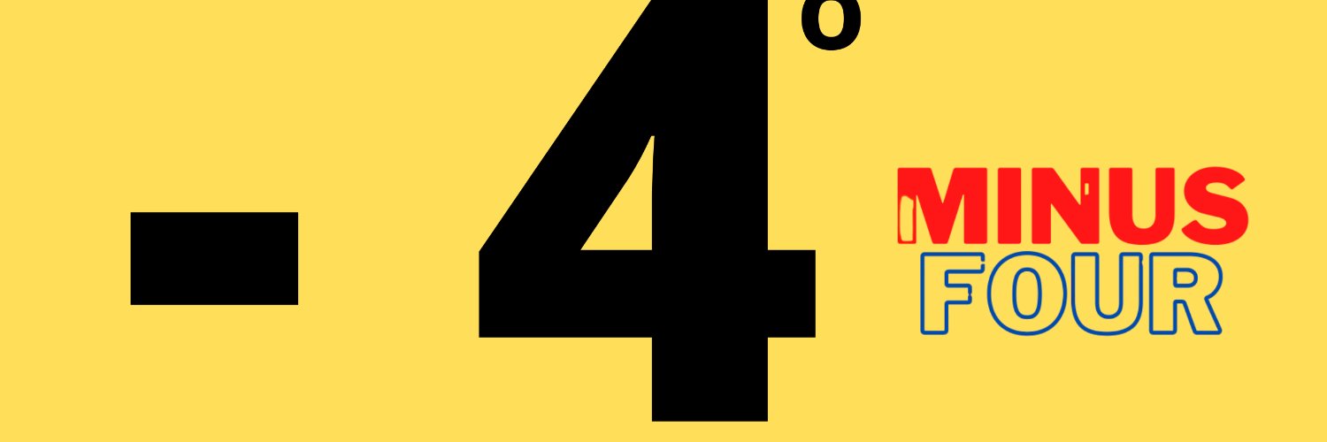Minusfour banner