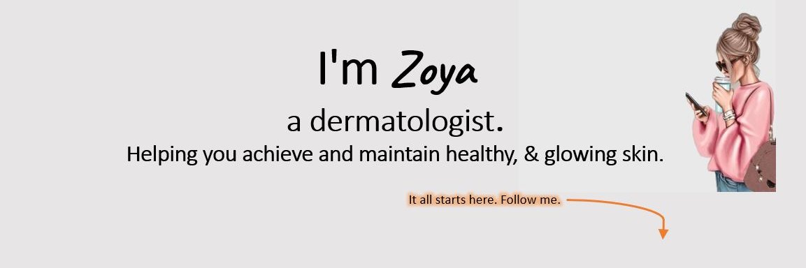 Glow with ZOYA banner