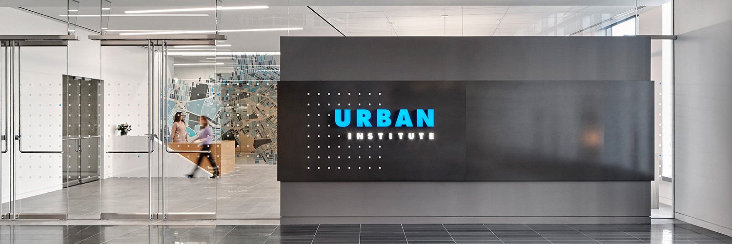 Urban Institute's banner