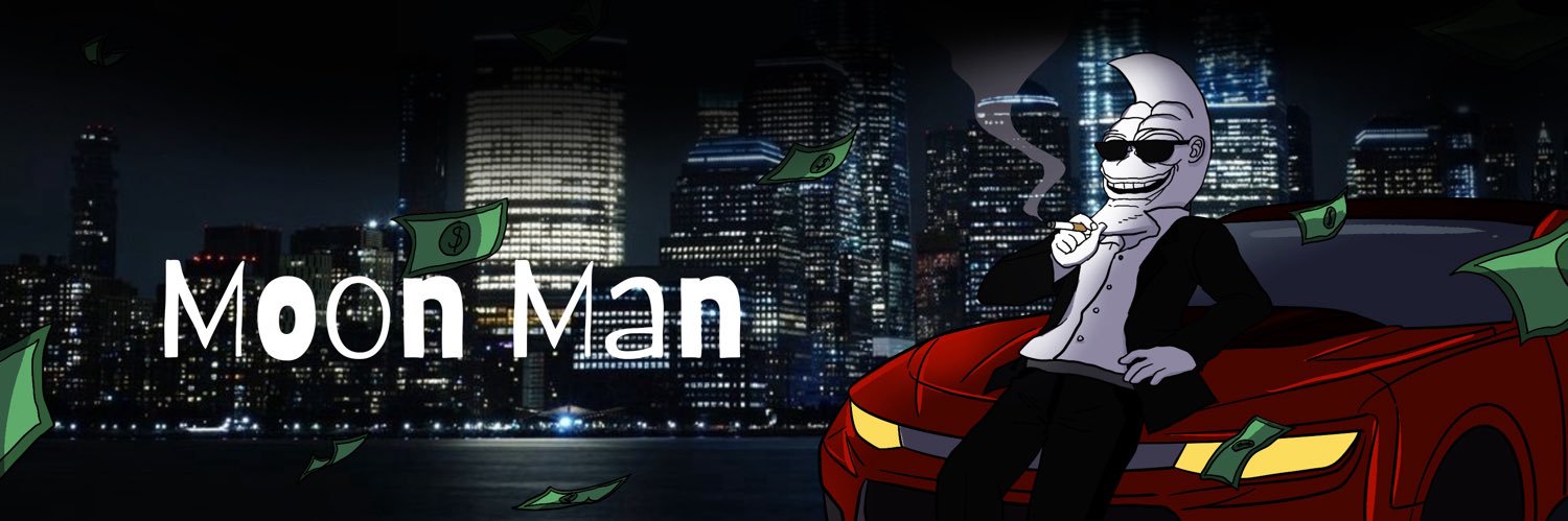 Moon man ETH banner