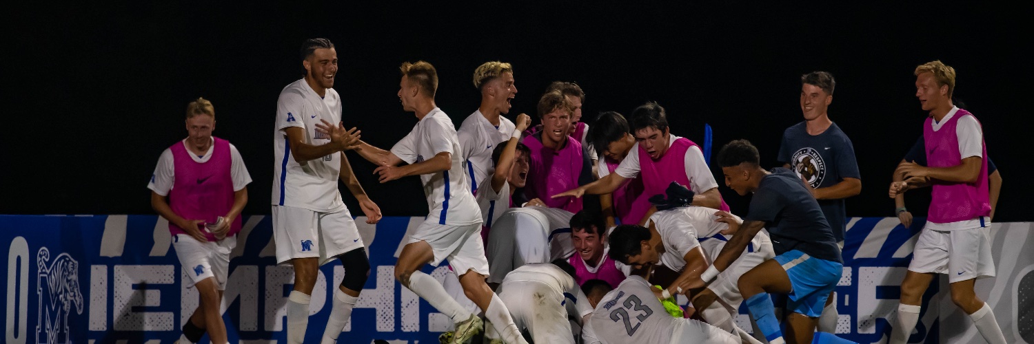 Memphis Men's Soccer's banner