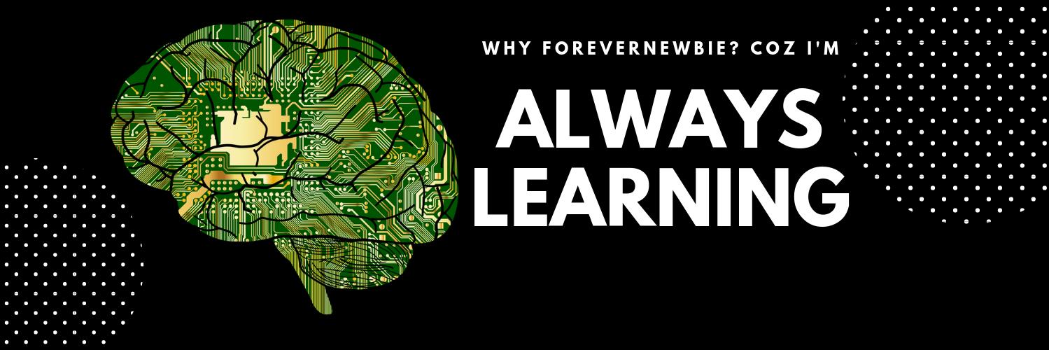 ForeverNewbie's profile banner image