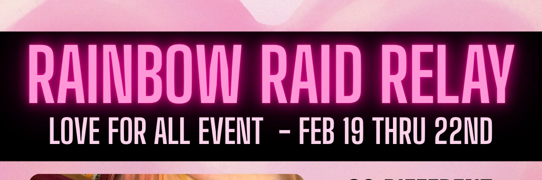 TheRainbowRaidRelay banner