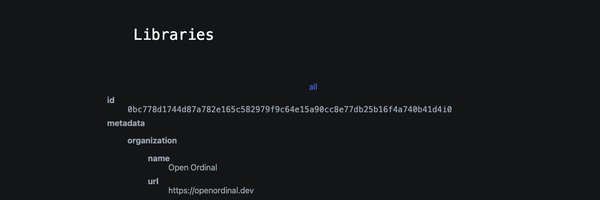 OpenOrdinal Profile Banner