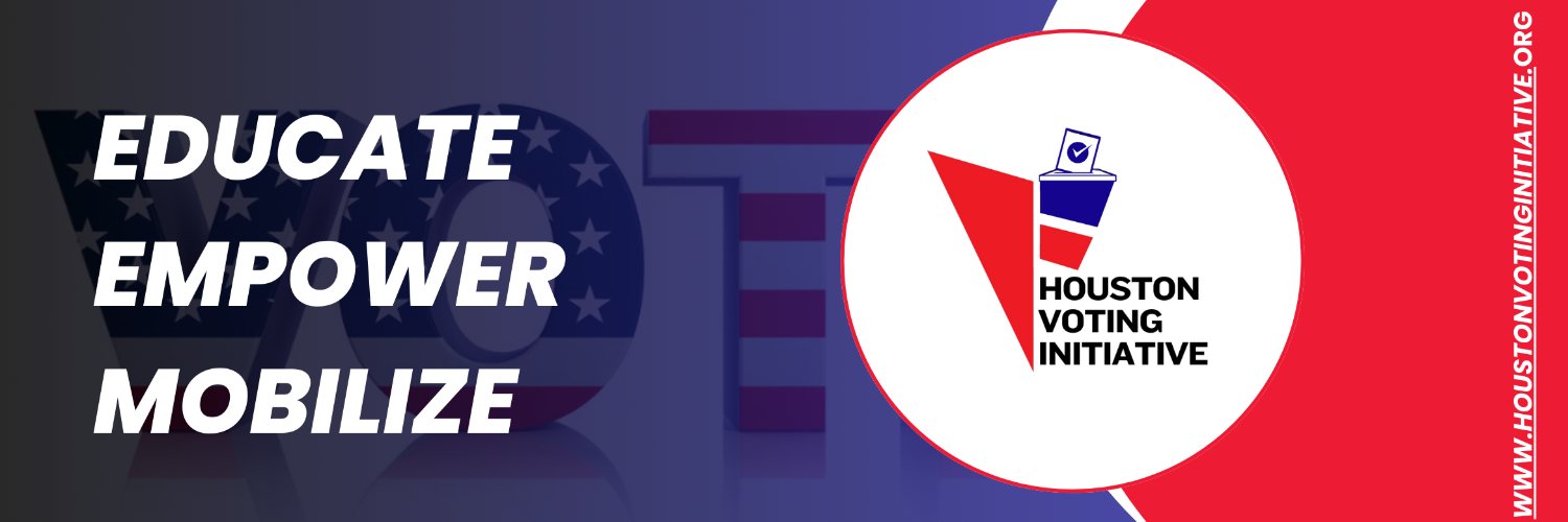 Houston Voting Initiative banner