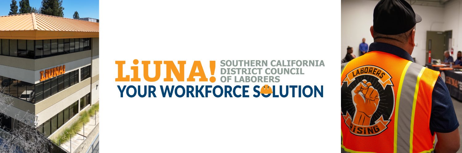 LIUNA SCDCL SoCal District Council's banner