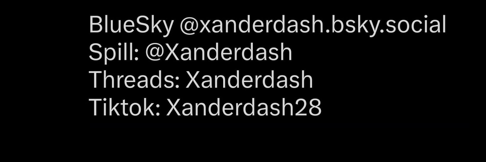 Xanderdash banner