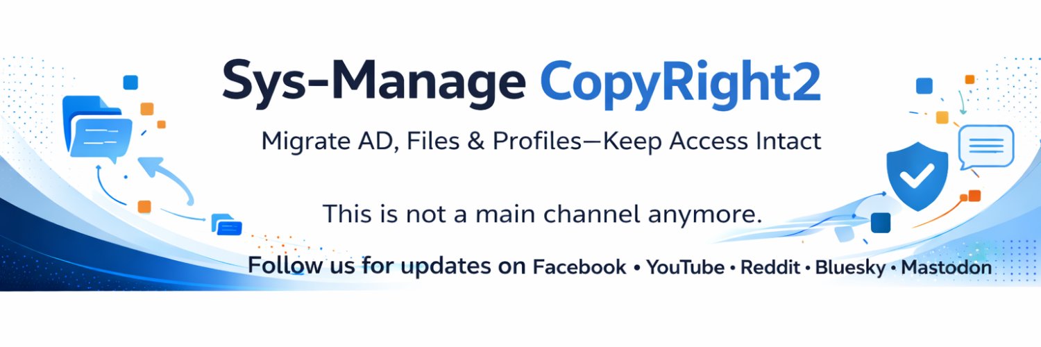 SysManage's profile banner image