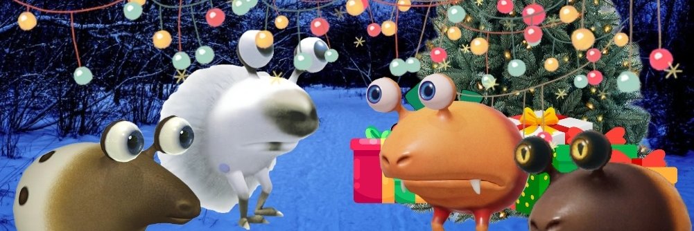 Santa Bulborb Claus's banner