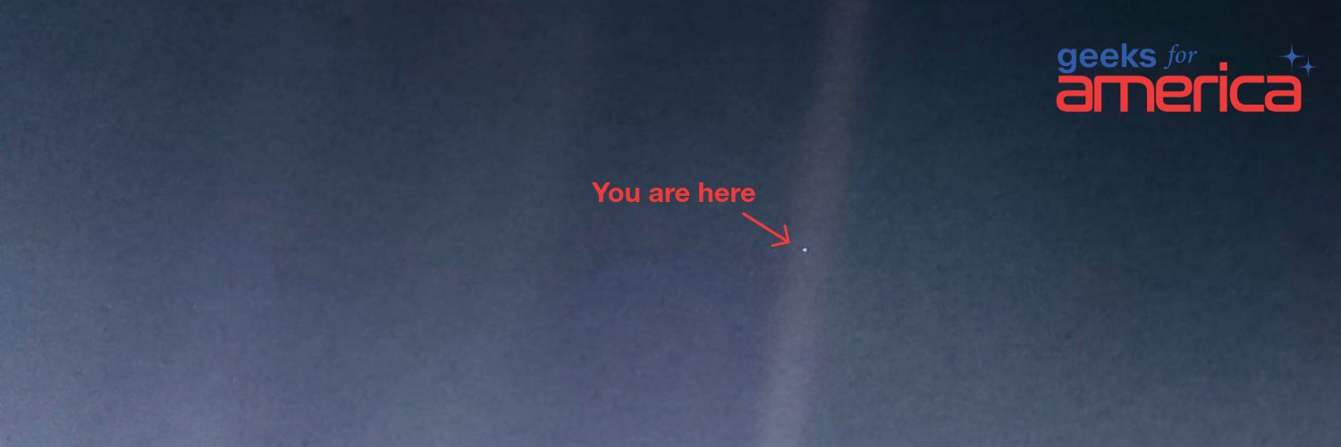 Geeks for America banner